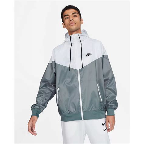 Nike windrunner grey and white